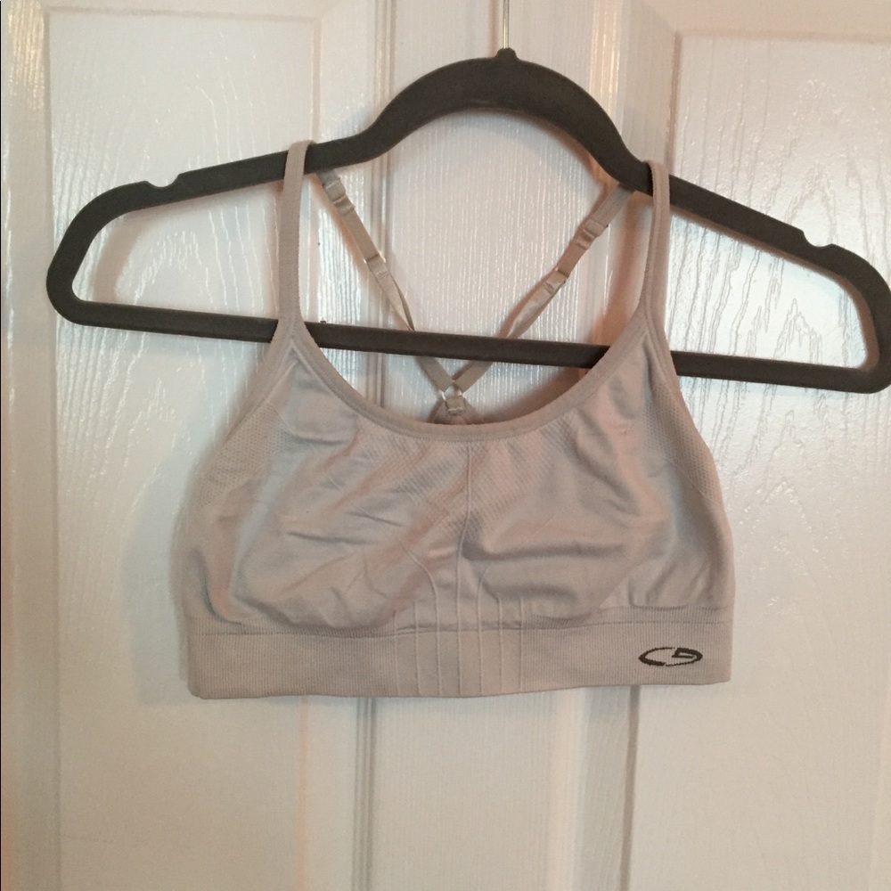White sports bra